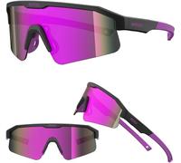ER00 Eazyrun Polarised Small Sports Sunglasses for Youth Women Men, Cricket Tennis Rounders Cycling Running MTB Golf Hiking Fishing F24