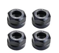 ER11 A Type Collet Clamping Nut For with Er11 and Type size 4pcs MaterialsMade of for durable and materials stability during milling lathe operations
