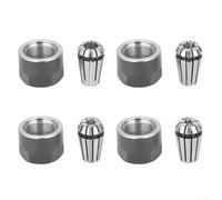 ER11 Chuck Collets Clamping Nuts, Upgrade Your for CNC Milling Engraving Machine's Performance (6mm)