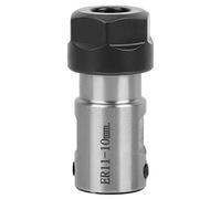 ER11 Collet Block Chuck Premium High Strength Durable Spindle Motor Shaft Clamping Tool Bar for Lathes Drilling Milling Machines 35mm Length 10mm Axle Hole
