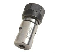 ER11 Collet Chuck for Motor Shaft Extension Rod, 1PC Steel Spindle Adapter for Lathe Tools with ER11-3mm/1/8/4mm/5mm/6mm/1/4/8mm/10mm Options, Silv(ER11-6MM)