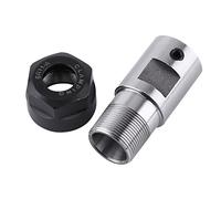 ER11 Collet Chuck Motor Shaft Spindle Inner 8MM Steel Precision Ground Straight Shank For CNC Milling Boring Drilling Tapping Grinding Processing