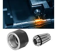 Er11 Collet, CNC Machine Accessories Er11 Chuck Collets Clamping Nuts Lathe Parts Spring Set for CNC Milling Engraving Machine (6mm Chuck)