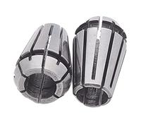 Er11 Collet Set, 2pcs 1/4 inch Router Collet Chuck for CNC Engraving Machine & Milling Lathe Tool