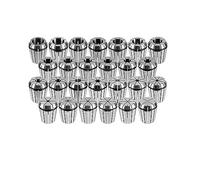 ER11 ER16 ER20 ER25 ER32 ER40 High Precision 0.005-0.008mm Spring Collet CNC Milling Tool Holder Engraving Machine Lathe (Color : Plastic Box, Size : ER40 0.008(24PCS))
