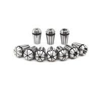 ER11 Spring Collet Chuck Set 1-7mm 8mm 1/4mm 1/8mm High Precision 0.005 for CNC Machining Center Engraving Lathe Mill Tool (Color : 0.005 AA, Size : 15PCS)