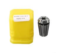 ER11 Spring Collet Set for CNC Milling, Lathe & Engraving Machines - 1-7 mm Clamping Range, Hardened 45 Carbon Steel, 18 mm Height(4MM)