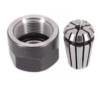 ER11 Spring Collets with Clamping Nut for CNC Milling, Engraving & Lathe Machines - High-Strength Spring Steel, 3.175-6 mm Capacity(4mm)