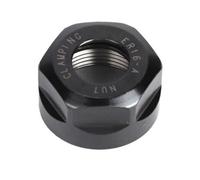 ER16-A Collet Clamping Nut for ER CNC Milling Chuck Holder Lathe, M22x1.5mm Thread, 28mm OD, Black Oxidized Anti-Rust Finish