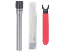 ER16M Collet Chuck, C16 Straight Shank Milling Tool Holder, 100mm Long Manganese Steel Extension for Deep Hole Machining, with ER16M Wrench and Storage Box