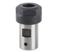 ER20 Collet Block Chuck Premium High Strength ER20 Collet Holder for Lathe Drilling Milling Machine Sturdy Motor Shaft Clamping Tool Bar with Spiral Linear Thread Smooth Surface (6mm)