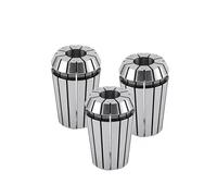 ER20 Collet Chuck 1/2/3/3.175/4/5/6/6.35/7/8/9/10/11/12/12.7mm 0.015 Class Spring Chuck Cartridges for CNC Machining Center(3Pcs 9mm)