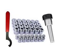 ER20 ER25 ER32 ER40 1PCS ER Wrench ER Chuck Set 1PCS Tool Holder MTA2 MTA3 MTB4 MTB MTA Tool Holder Set CNC Milling Mill Chuck Holder(0.015mm (A),MTB3-ER20-15Pcs)