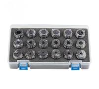 ER20 ER25 ER32 ER40 Set ER Spring Collet Chuck 0.015mm 0.008mm for CNC Milling Tool Holder Engraving Machine(AA (0.008),ER40-24PCS)