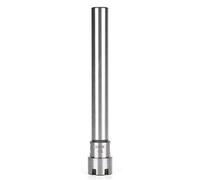 ER20M - 150L Straight Shank Collet Chuck Holder, CNC Milling Tool Holder with 150mm Length, High Rigidity Clamping for Deep Lathe Machining, Chrome - (C20)