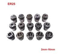 ER25 216mm Spring Collet for CNC Tooling, Enhanced Clamping Range, Perfect for Boring, Milling, Tapping, and More (14mm)
