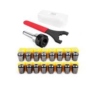 ER25 Collet Set Chuck with MT2 ER25 M10 Motor Extension Rod, CNC Engraving Machine or Milling Lathe Tool