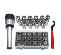 ER25 Spring Clamps 9PCS MTA/MT4 MT3 MT2 ER25 M12 1PCS ER25 Wrench 1PCS Collet Chuck Morse Handle Cone for Milling Lathe Tool(MTA5-ER25-7Pcs)