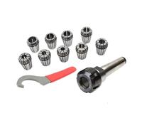 ER25 Spring Clamps 9PCS MTA/MT4 MT3 MT2 ER25 M12 1PCS ER25 Wrench 1PCS Collet Chuck Morse Handle Cone for Milling Lathe tool(MTA3-ER25 (11PCS))
