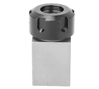 ER25 Square Hexagonal Collet Block, Chuck Collet Holder for Lathe Engraving Machine suitable for Fast Set-ups on CNC Machines(Hexagonal handle)