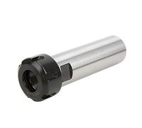 ER25UM Collet Chuck Adapter 100mm | 40CR Carbon Steel 0.01mm Accuracy | Straight Shank Holder for CNC Milling/Turning/Boring Machines | Deep Cavity Machining Tool (C32-ER25UM-100L)