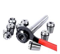 ER32 9pcs Set Spring Collet Chuck Set Milling MT Chuck MT2 MT3 MT4 ER32 for CNC Engraving Machine Milling Lathe Tool Holder(MTB4 ER32 (9Pcs))