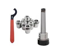 ER32 9pcs Set Spring Collet Chuck Set Milling MT Chuck MT2 MT3 MT4 ER32 for Engraving Machine Milling Lathe Tool Handle(MTA2 ER32 (9Pcs))