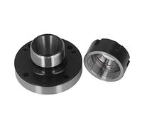 ER32 Clamping Collet Holder, CNC Milling Machine Lathe Chuck, High Hardness Carbon Steel with Stable Structure,80mm Diameter for Turning Engraving