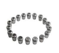 ER32 ER40 Spring Collet 1mm 2mm 5mm 32mm Engraving Machine Chuck 0.008 Barrel Tube Clamp for Milling Cutter Holder for Workshop, Factory(Silver AAA(0.005),ER40-19mm 1pcs)