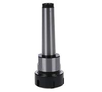 ER32 MT3 M12 Taper Collet Chuck Holder Milling Lathe Straight Tool Silver+Black