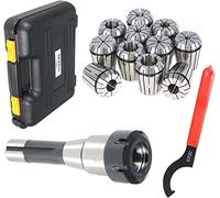 ER32 R8 Collet Chuck Holder Set with 11Pcs ER32 3-19MM Collet Set and Wrench Fit for CNC Engraving Machine and Milling Lathe Tool