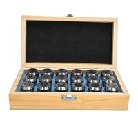 ER32 Spring Collet Chuck Set 18Pcs Carbon Steel Milling Lathe for CNC Engraving Machine 3-20mm