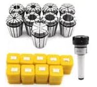ER32 Spring Collet Set High Precision 0.0008in Metal Chuck for CNC Milling Lathe - MT3 ER32 M12 Collet Kit with 0.04-0.79" Clamping Range (9)