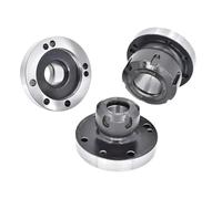 ER50 ER25 ER32 ER40 Flange Four Axis Cartridge Collet Chuck for CNC Lathe Tool - 100mm & 80mm Fixture, 1PCS(Er50-d160(7hole))