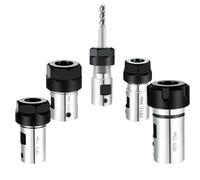 ER8 ER11 ER16 ER20 ER25 Collet Chuck Motor Shaft Extension Rod DIY adapter Chuck Lathe Tool Bar Set 4 5 6 8 10mm(0.008,C16-ER11A-10mm)