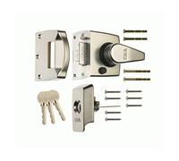 ERA 1730 BS8621:2004 Auto Deadlocking Escape Nightlatch 1730-35-1 - 60mm Satin Chrome/Satin Chrome