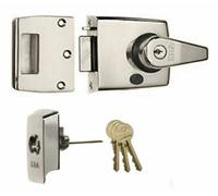 ERA 1930-35-1 60mm Maximum Security BS Nightlatch with Satin Chrome Body , Grey