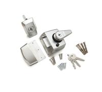 ERA Benelux Maximum Security BS Nightlatch 1830-35-1 40mm Satin Chrome Body, Gray