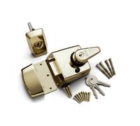 ERA Benelux Nightlatch 1930-31 - 60mm Maximum Security BS, Brass-effect Body, Bronze