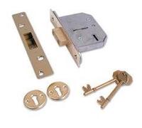ERA 201-31 Viscount 5 Lever High Security Mortice Deadlock - Brass Effect, Multi, 2.5-inch/ 64mm