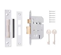 ERA 202-61A Viscount 2.5-inch/ 64mm 5 Lever High Security Mortice Sashlock - Chrome Effect