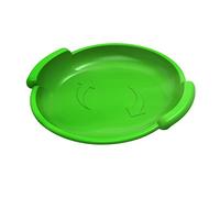 Era 24-inch Spiral Adventurer Sled - 1 Rider Kids' Plastic Saucer for Year-Round Fun on Snow and Sand, Green