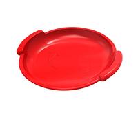 Era 24-inch Spiral Adventurer Sled - 1 Rider Kids' Plastic Saucer for Year-Round Fun on Snow and Sand, Red