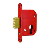 ERA 263 Fortress BS Euro Deadlock With Cylinder 263-51 - 64mm Satin Chrome