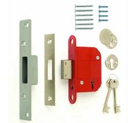 ERA 361-61 BS 3-inch 76mm 5-Lever Maximum Security Mortice Deadlock with Chrome Effect