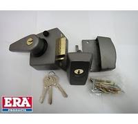 ERA 40mm HIGH SECURITY BS DARK GREY NIGHT LATCH NIGHTLATCH & CYLINDER,NEW