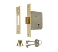 ERA Benelux Deadlock 472-31 – 3-Lever 2.5-inch (64mm) – Brass Effect Gold
