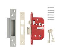 ERA 5 Lever Sashbolt Mortice Lock - 2.5" Backset with Satin Finish