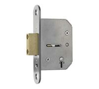 Era 5 Lever Viscount Mortice Deadlock 76mm - Satin Silver finish