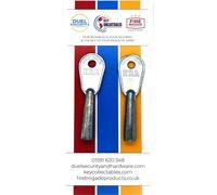 Era 581-56 Genuine Female D Section Window Lock Key Pack of 2